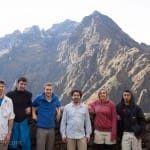 At Runkuraqay on the Inca Trail