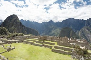 The gardens at Machu Picchu