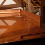 Copper basin for open air local bacteria fermenting.