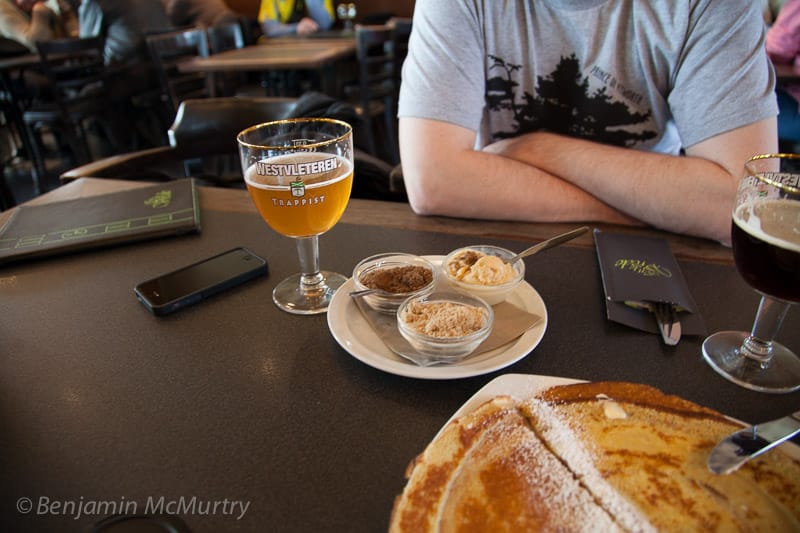 Smartphone on the table - Westvleteren, Belgium