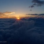Sunrise from Mount Fuji