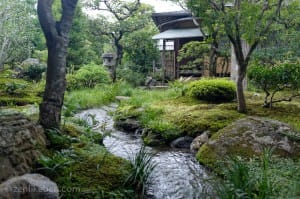 One of the many gardens at the Tenryu-ji Temple